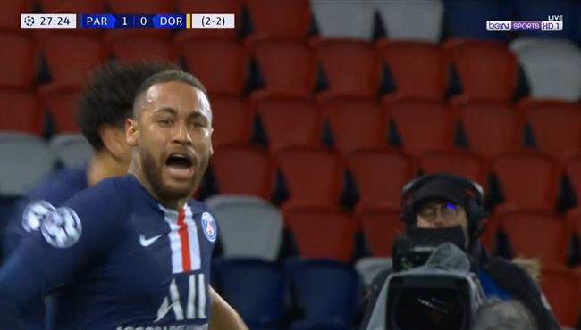 هدف نيمار في مرمي دورتموند 1 0 دوري ابطال اوروبا