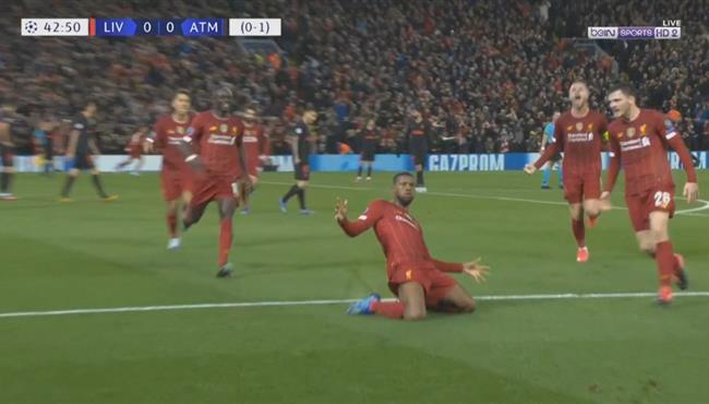 هدف ليفربول الاول في مرمي اتلتيكو مدريد فينالدوم