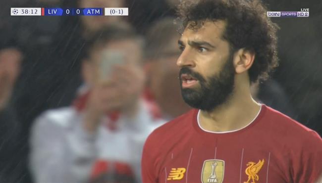 ملخص لمسات محمد صلاح امام اتلتيكو مدريد في دوري ابطال اوروبا