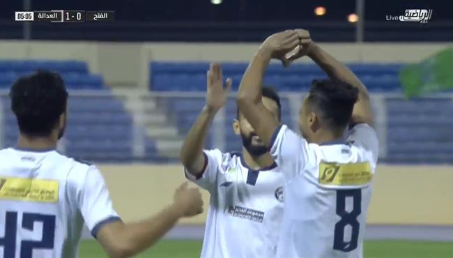 هدف فوز العدالة علي الفتح 1 0 الدوري السعودي