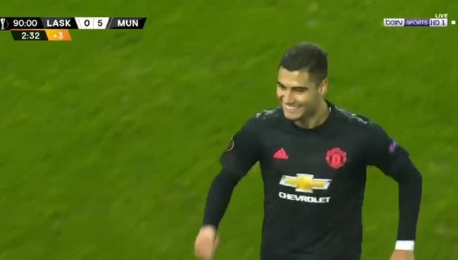 هدف بيريرا الرائع في مرمي لاسك لينز بالدوري الاوروبي