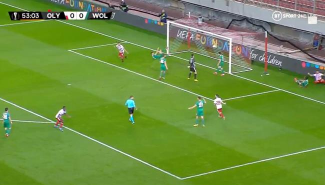 اهداف مباراة اولمبياكوس وولفرهامبتون 1 1 الدوري الاوروبي