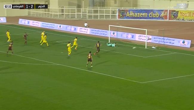 القائم يحرم الفيصلي من تسجيل هدف التعادل مع الحزم بالدوري السعودي