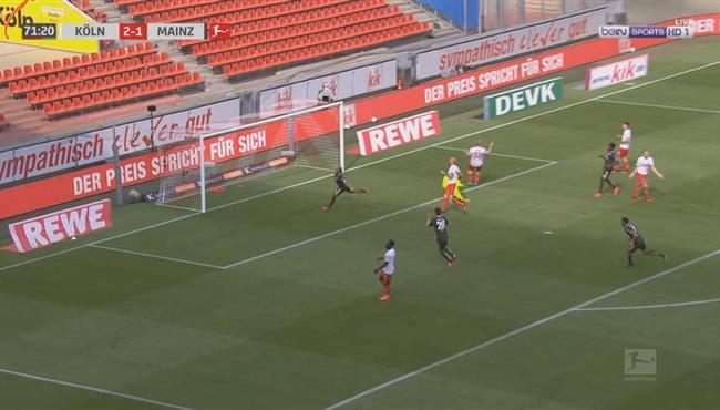 اهداف مباراة كولن وماينز 2 2 الدوري الالماني