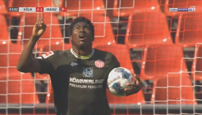 هدف ماينز الاول في مرمي كولن 1 2 الدوري الالماني