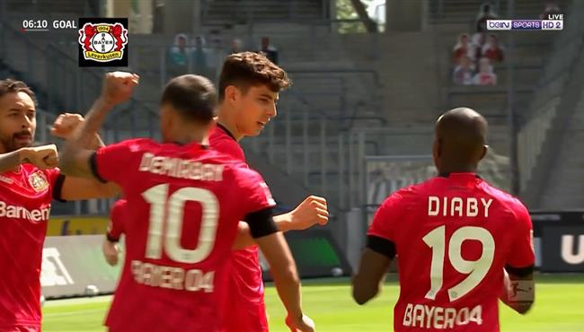 اهداف مباراة باير ليفركوزن ومونشنجلادباخ 3 1 الدوري الالماني