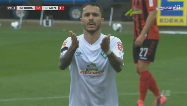 هدف رائع لفيردر بريمن في مرمي فرايبورج بالدوري الالماني