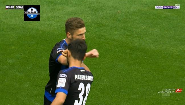 هدف رائع في مباراة هوفنهايم وبادربورن بالدوري الالماني