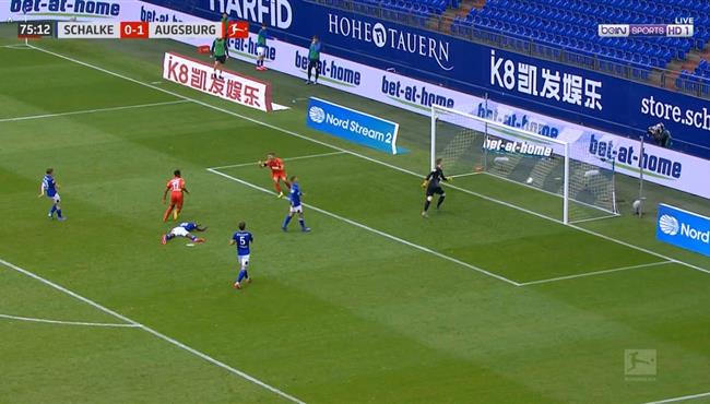 هدف اوجسبورج الثاني فى مرمي شالكه 2 0 الدوري الالماني