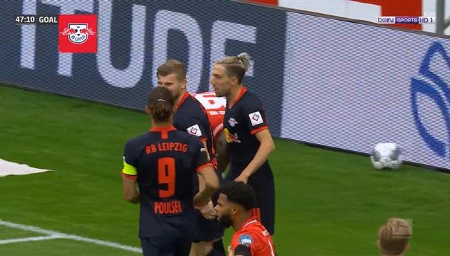 اهداف مباراة لايبزج وماينز 5 0 الدوري الالماني