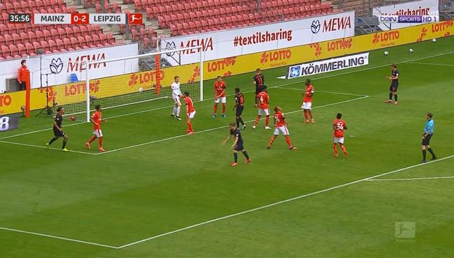 هدف لايبزج الثالث الرائع في مرمي ماينز سابيتزر