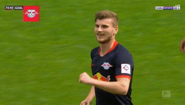 هاتريك تيمو فيرنر في مباراة لايبزج وماينز بالدوري الالماني