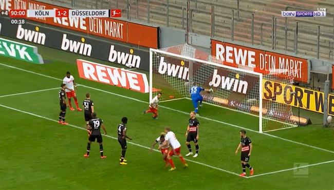 اهداف مباراة دوسلدورف وكولن 2 2 الدوري الالماني