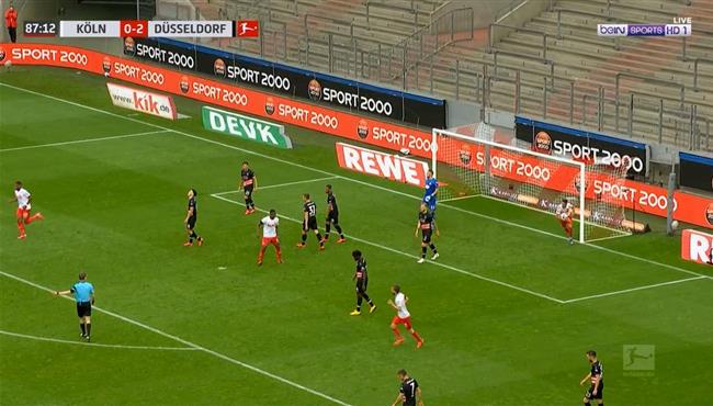 هدف كولن الاول فى مرمي دوسلدورف 1 2 الدوري الالماني