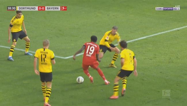 مهاراة رائعة من ديفيز في مباراة بايرن ميونخ ودورتموند