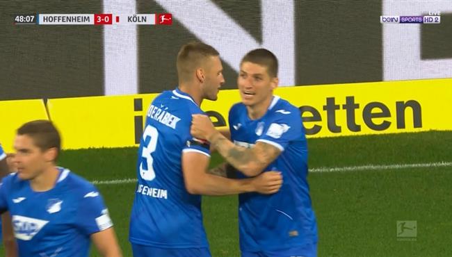 اهداف مباراة هوفنهايم وكولن 3 1 الدوري الالماني