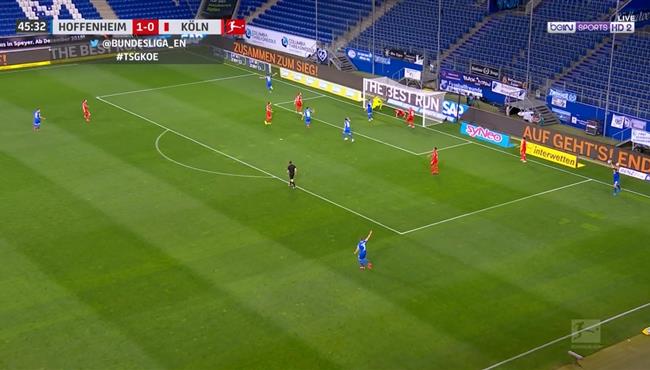 هدف هوفنهايم الثاني فى مرمي كولن 2 0 الدوري الالماني