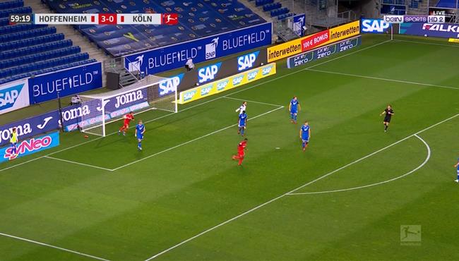 هدف كولن الاول فى مرمي هوفنهايم 1 3 الدوري الالماني