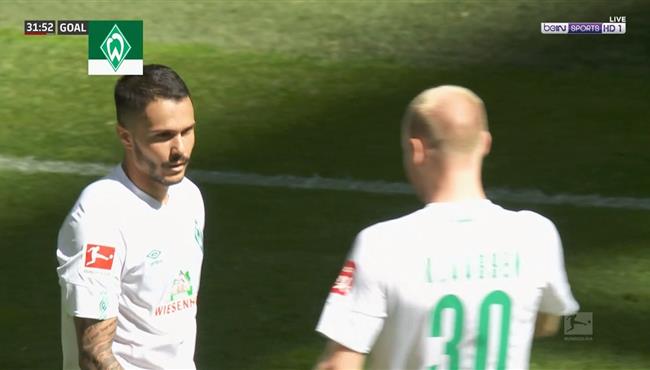 هدف فيردر برمين الرائع في مرمي شالكه بالدوري الالماني