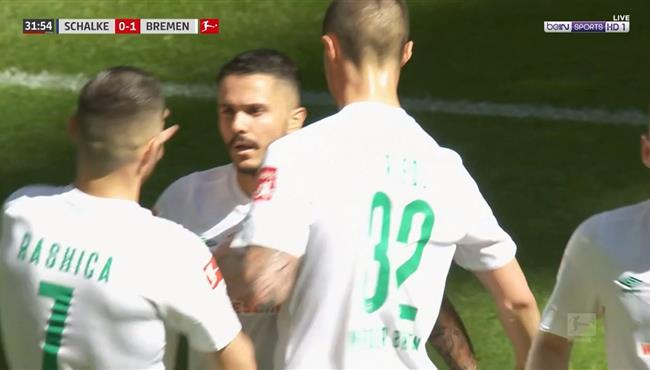 هدف فوز فيردر بريمن على شالكه 1 0 الدوري الالماني