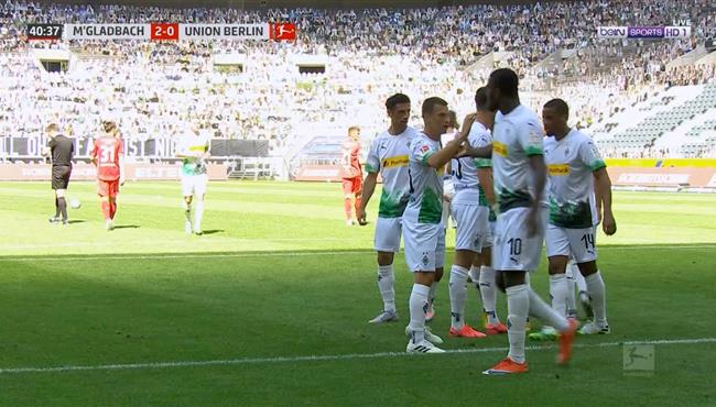 اهداف مباراة مونشنجلادباخ ويونيون برلين 4 1 الدوري الالماني