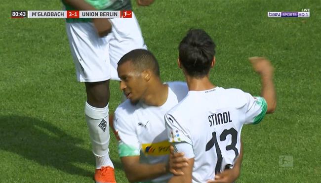 هدف مونشنجلادباخ الرابع في مرمي يونيون برلين بعد اسيست رائع من رامي بن سبعيني