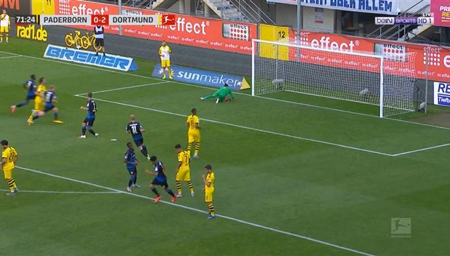 هدف بادربورن الاول في مرمي بوروسيا دورتموند بالدوري الالماني
