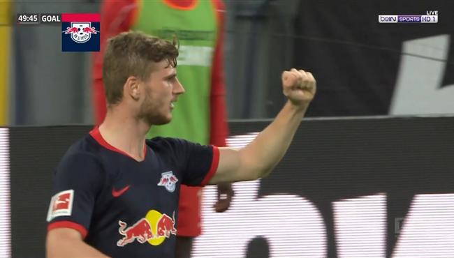 هدف تيمو فيرنر في مرمي كولن اسيست حارس المرمي تعليق عصام الشوالي