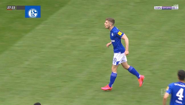 هدف تعادل شالكه الرائع مع يونيون برلين في الدوري الالماني