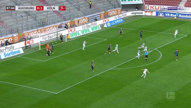 اهداف مباراة كولن واوجسبورج 1 1 الدوري الالماني