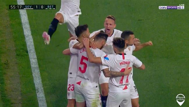 اهداف مباراة اشبيلية وريال بيتيس 2 0 تعليق رؤوف خليف