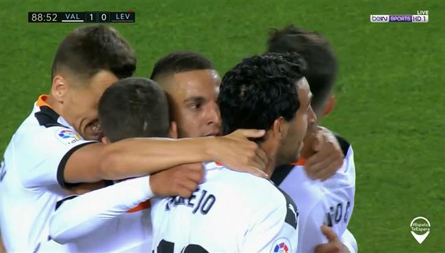 اهداف مباراة فالنسيا وليفانتي 1 1 الدوري الاسباني