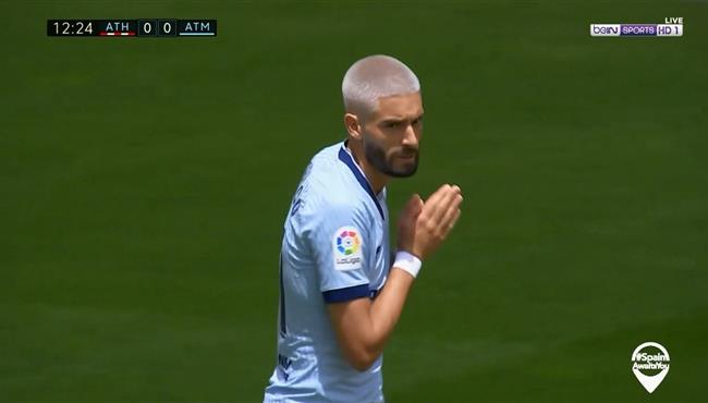 كاراسكو يهدر فرصة هدف محقق لاتلتيكو مدريد امام اتلتيك بلباو