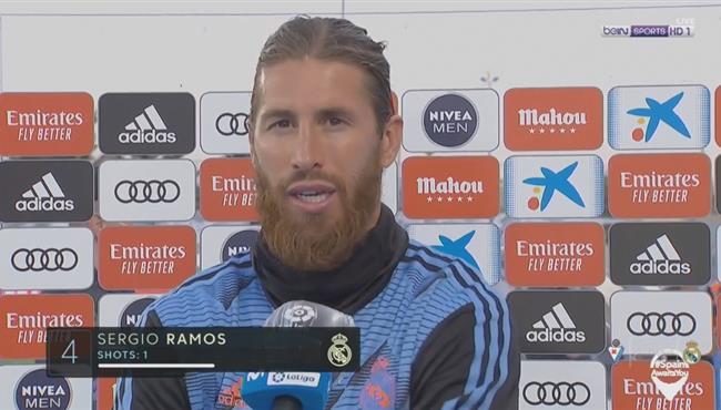 اول تعليق من سيرجو راموس بعد فوز ريال مدريد وتسجيله هدف امام ايبار