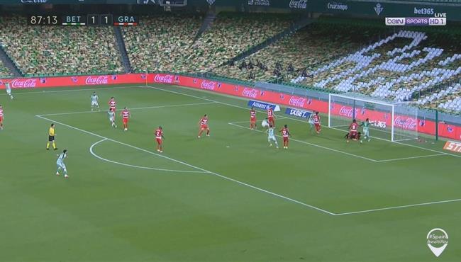 هدف ريال بيتيس الثاني الرائع فى مرمي غرناطة 2 1 الدوري الاسباني
