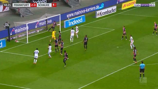 اهداف مباراة فرانكفورت وشالكه 2 1 الدوري الالماني