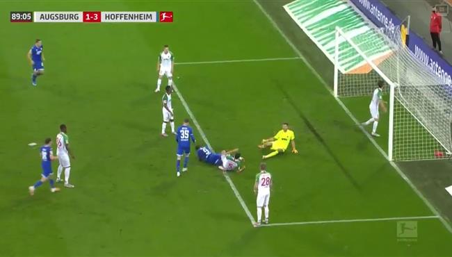 اهداف مباراة هوفنهايم واوجسبورج 3 1 الدوري الالماني