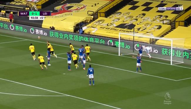 اهداف مباراة ليستر سيتي وواتفورد 1 1 الدوري الانجليزي