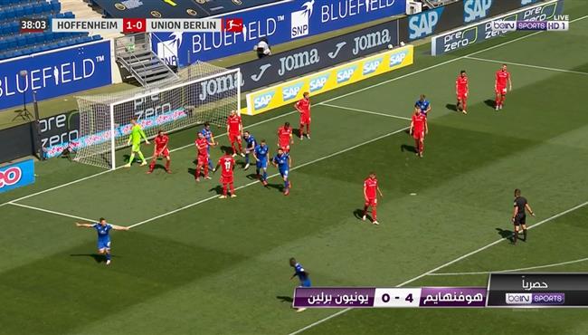 اهداف مباراة هوفنهايم ويونيون برلين 4 0 الدوري الالماني