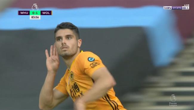 هدف بيدرو نيتو الرائع على الطاير في مباراة ولفرهامبتون ووست هام