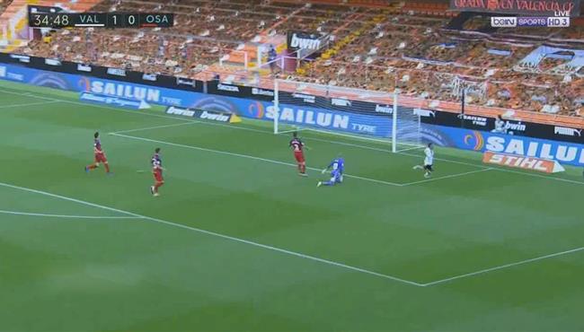 اهداف مباراة فالنسيا واوساسونا 2 0 الدوري الاسباني