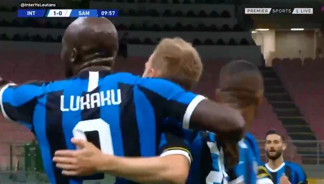 هدف لوكاكو الرائع في مرمي سامبدوريا بالدوري الايطالي