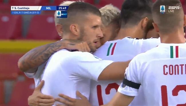 اهداف مباراة ميلان وليتشي 4 1 الدوري الايطالي