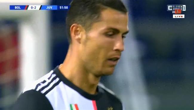 كريستيانو رونالدو يهدر انفراد امام بولونيا في الدوري الايطالي