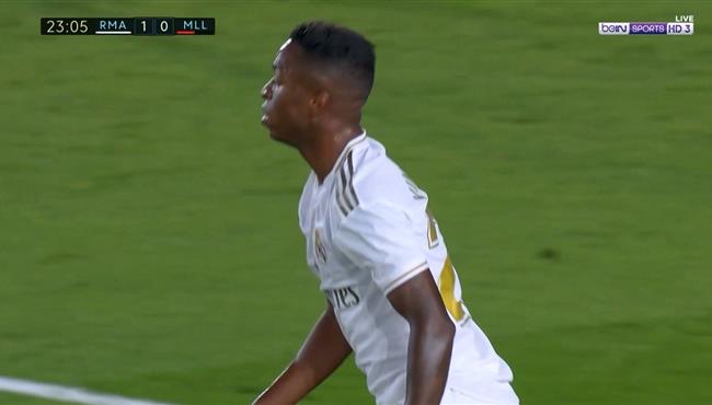 العارضه تحرم فينيسيوس من تسجيل هدف رائع فى مرمي ريال مايوركا