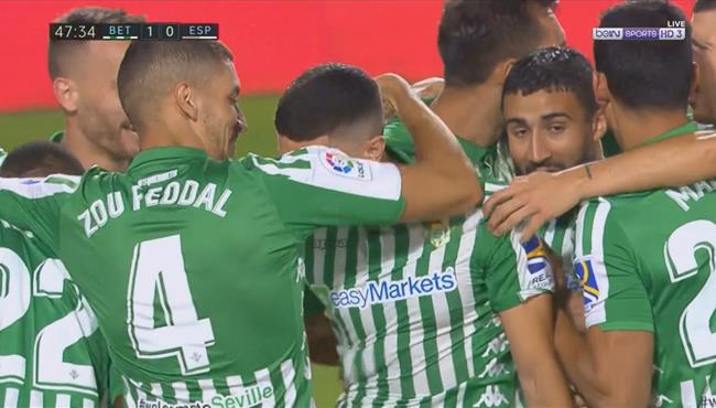 هدف فوز ريال بيتيس علي اسبانيول 1 0 الدوري الاسباني