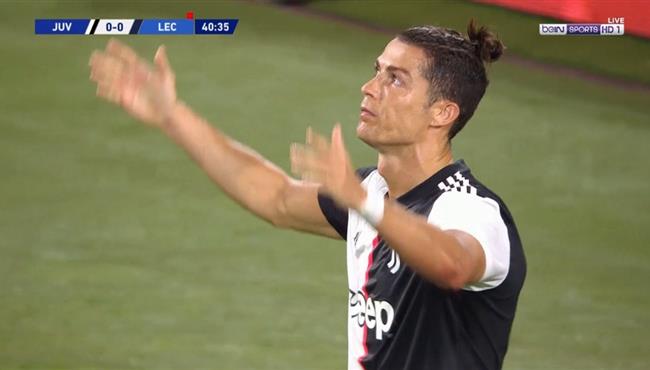 رونالدو يهدر هدف محقق امام ليتشي في الدوري الايطالي