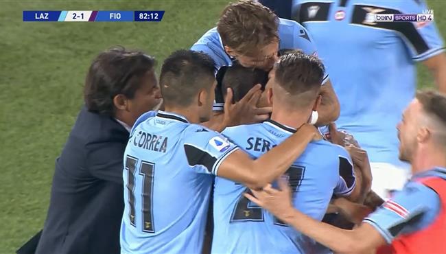 اهداف مباراة لاتسيو وفيورنتينا 2 1 الدوري الايطالي