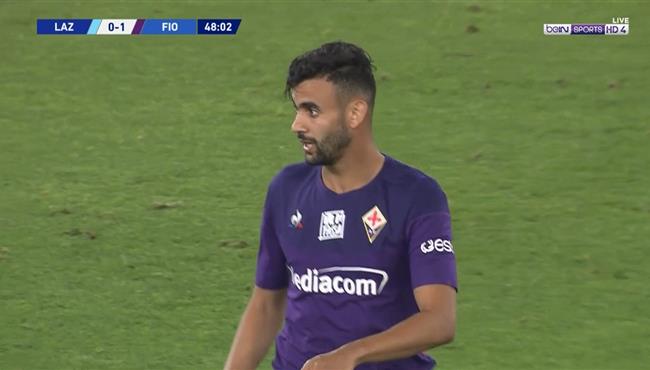 الحارس والعارضة يحرمان رشيد غزال من تسجيل هدف رائع امام لاتسيو