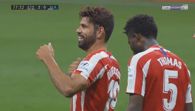 هدف دييجو كوستا في مرمي ديبورتيفو الافيس بالدوري الاسباني